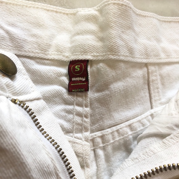 GBJ Jeans White Denim Jean Short Size Small/24 - Picture 7 of 9